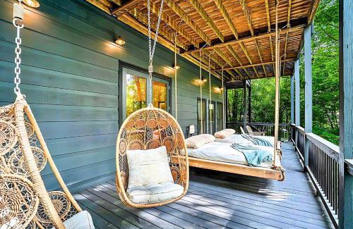Morganton House | Lake Lodge Sleeps 8 Cabin, Fireplace, Views, Deck