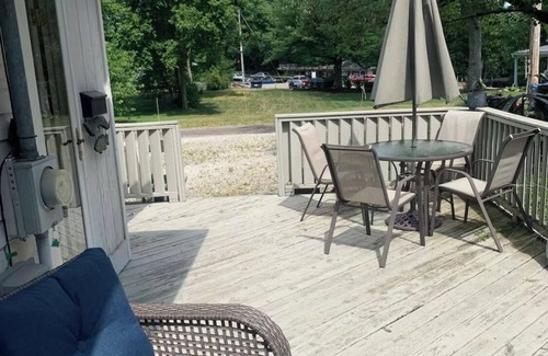 Culver House | lake Max beach access with a hot tub