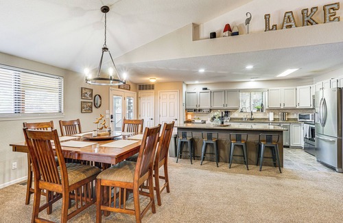 Gravois Mills Cottage | Lake of the Ozarks Home w/Dock & Water Slide