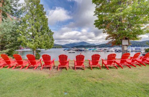 Lake Placid Apartment | Lake Placid Condo with Patio - Walk to Beach!