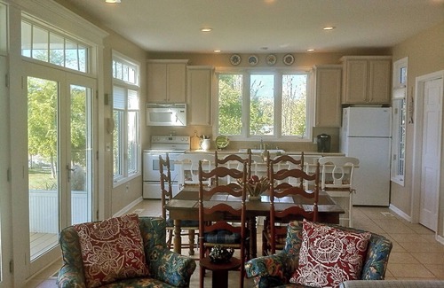 Cadiz House | Lakefront 180 degree Panoramic View: gentle sloping land, private dock