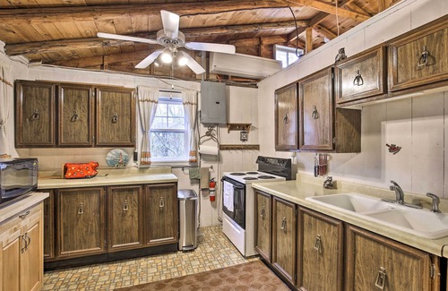 Rice Lake Cabin | Lakefront 1930’s Log Cabin w/Dock & Fire Pit!