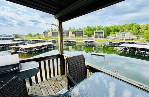 Village of Four Seasons Condo | Lakefront 2 Bed 2 Bath, Only 3 steps up from parking, Next 2 Swim Dock