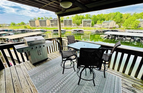 Village of Four Seasons Condo | Lakefront 2 Bed 2 Bath, Only 3 steps up from parking, Next 2 Swim Dock