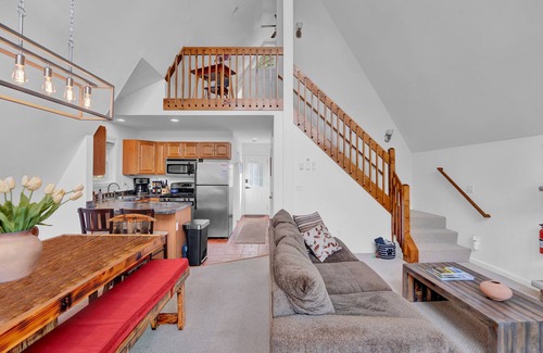 Lake Ariel House | Lakefront A-Frame | Hot Tub, Dock, Kayaks, Games, Fire Pit, Fireplace, Deck, Patio, Amazing Views