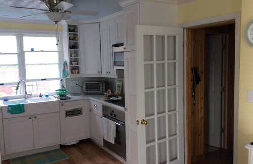 Stony Point House | LAKEFRONT, BEACH, SWIM, FISH, BBQ at this beautiful Stony Point cottage.