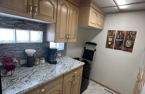 Markerville House | Lakefront Blue HousennLicense # STAR-04596