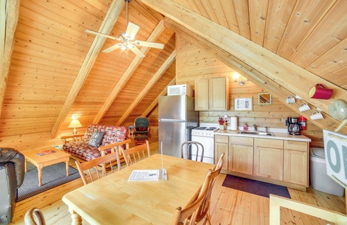 Wetmore Cabin | Lakefront Cabin w/Dock & Trails, Mins to Town!