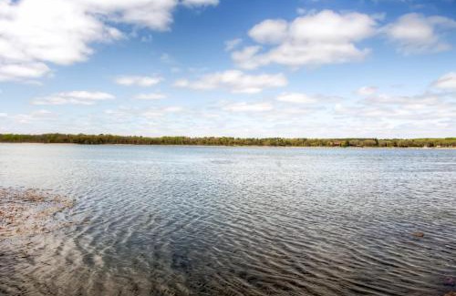 Nevis House | Lakefront Cabin with Private Deck, Dock and Fire Pit!
