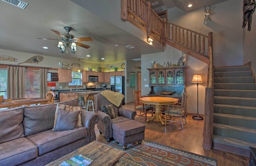 Chico Cabin | Lakefront Chico Haven w/Multi-Level Private Dock!