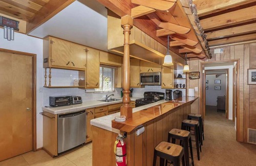 Patton Cabin | Lakefront, Dock, Hot Tub, Swingset, Deck Views | Classic Lake House by AvantStay