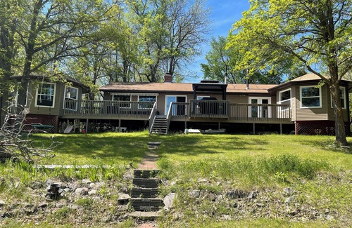Northern Ontario Cottage | Lakefront drive up cottage, private dock and hot-tub room