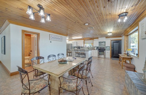 Hoyt House | Lakefront Eufaula Escape w/Dock + Private Beach!