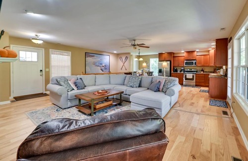 Gilbertsville House | Lakefront Gilbertville Haven with Private Boat Dock!