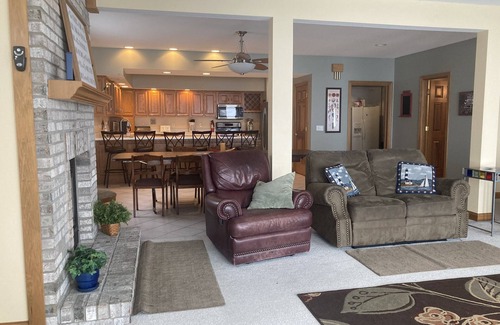 Angola House | Lakefront Home on Crooked Lake, Beautiful Views and Plenty of Space and Hot Tub!