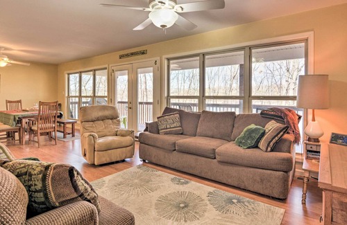 Golden House | Lakefront Home on Table Rock w/ Fire Pit & Grill!