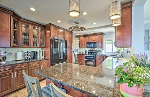 Fox Lake House | Lakefront Home w/Game Room, Theater & Dock!