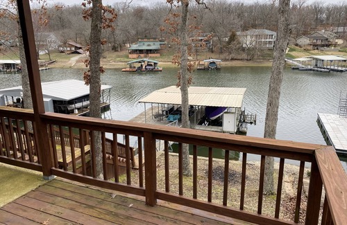 Gravois Mills House | Lakefront Home with Private Dock and Slip