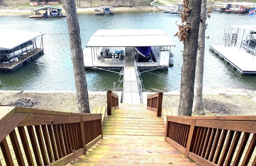 Gravois Mills House | Lakefront Home with Private Dock and Slip