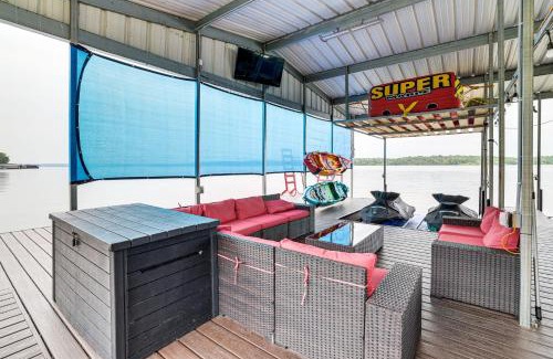 Grove House | Lakefront Home with Private Dock in Grove