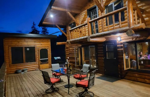 Northern Ontario Cabin | Lakefront Log Cabin w/Private Beach, Floating Water Park, Dock & Firepit