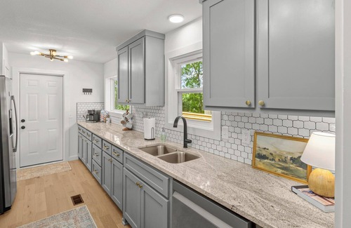 Bella Vista House | Lakefront, luxury beds, hot tub, fire pit, game room, private dock & boathouse.