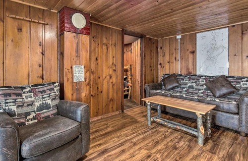 Minocqua House | Lakefront Minocqua Cabin with Dock and Fire Pit!
