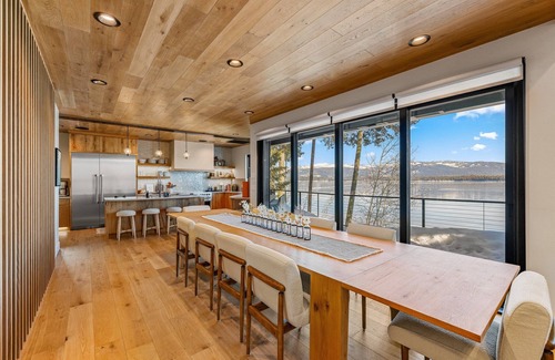 McCall House | Lakefront Mtn Modern - on Payette Lake, amazing views, private beach, dock, game room