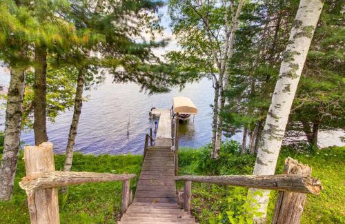 Rogers Township House | Lakefront Retreat with Dock and Yard in Remer!