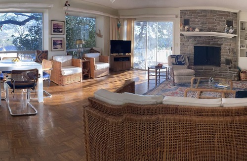 Sunrise Beach Village House | Lakefront retreat on quiet cove with large deck and sweeping views.