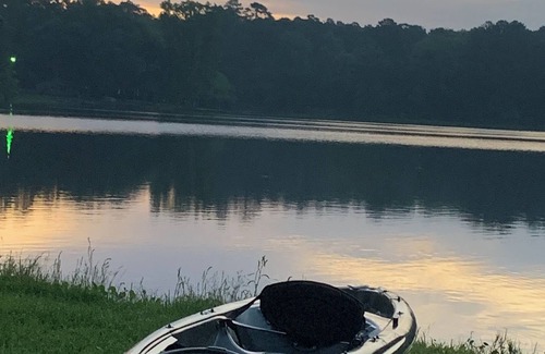 Montgomery House | Lakehouse on a small private lake situated on 1.2 acres of lakefront property.
