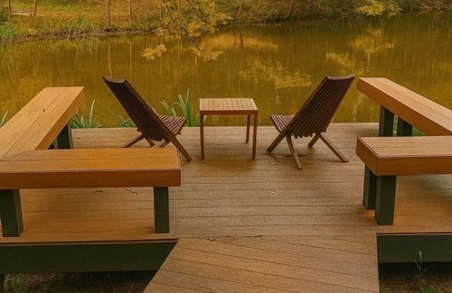 Rockbridge Cabin | Lakeside Modern Tiny Cabin w/Hot Tub, Kayaks, Fishing & Arcade - Hocking Hills!