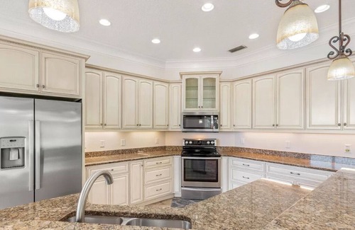 Interlachen House | Lakeside Retreat~ Large home with pool, dock, game room and balcony on lakefront
