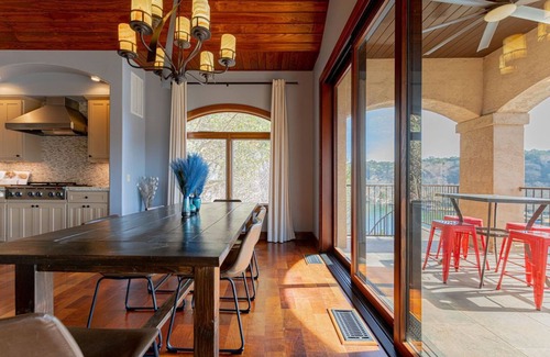 Oak Shores On Lake Austin House | Lakeside Tranquility - Scenic Views, Multiple Decks & Room for the Whole Group