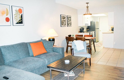 Desert Shores Condo | LAKEVIEW CONDO! Walking Paths, Pickleball, Pool/Spa, Covered parking