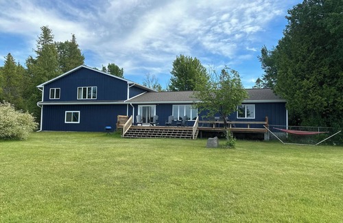 Chippewa County House | Lakeview Retreat - Detour - with Private Dock/Fire Pit