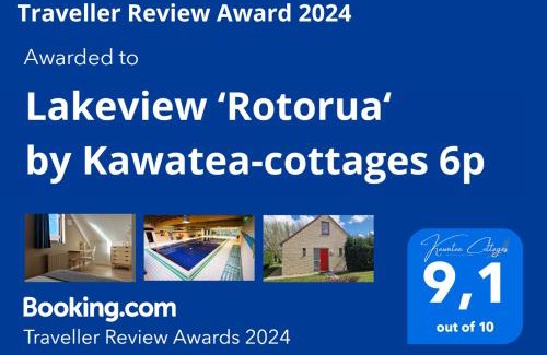 Ewijk House | Lakeview 'Rotorua' 4-6 pers by Kawatea Cottages