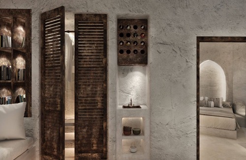 Karterados House | Lala White Suite with private Cinema & plunge pool jacuzzi