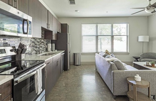 Vickery Meadow Apartment | Landing | Spectacular 1BD, Pool, Gym