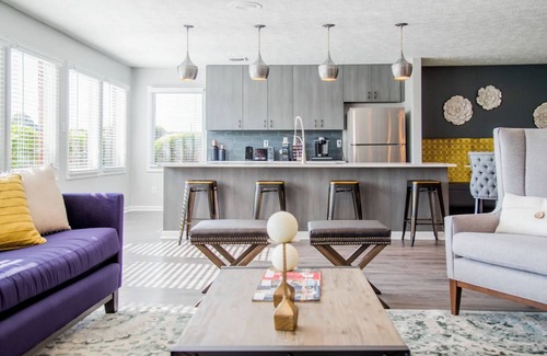 Indianapolis Apartment | Landing | Stunning 1BD, Game Room, Gym