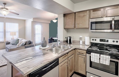 Jenks Apartment | Landing | Stunning 1BD, Clubhouse, Pool