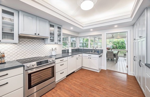 Lanikai House | Lanikai Seashore by Gather: Oceanfront Home w/Mokulua Views, AC & Lush Yard