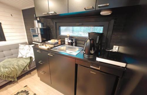 Kolari House | Lapland Riverside, Landscape Cabin, KUUKKELI, Ylläs, Tiny Home with Sauna, Fireplace, Terrace, BBQ, Wifi, Ski, Fishing, Pets OK