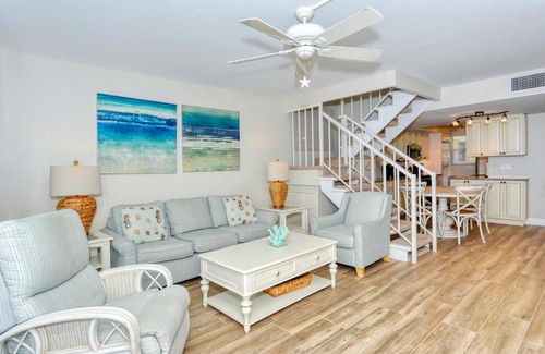 Longboat Key Apartment | LaPlaya 102B-Directly on the beach with the warm Gulf waters waiting!