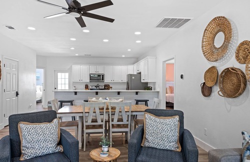 Surf Side Shores House | Large 1 Level Living in Gulf Shores, 4/3, Sleeps 8, Walk to Private Beach