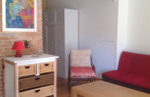 Aurillac Apartment | Large 50 m2 studio, city center, riverfront, balcony and terrace