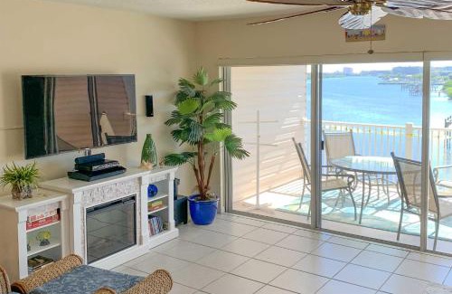 Indian Shores Apartment | Large Balcony and Water Views Indian Shores Condo!