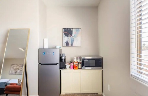 North Mountain House | Large bedroom with private entrance, bathroom and thermostat