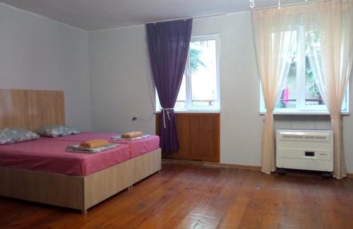Zugdidi House | large bedroom with two separate beds