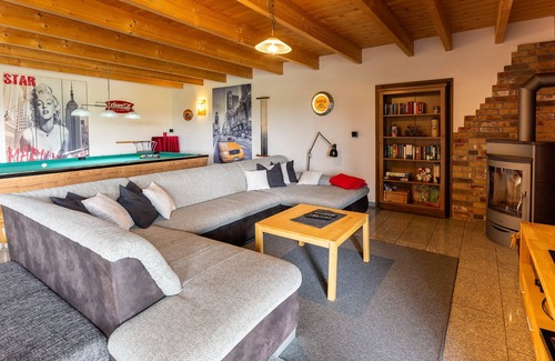 Norstedt House | Large communal area with pool, large garden, centrally betw. North-u. Baltic Sea